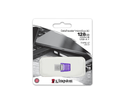 PenDrive Kingston 128GB DataTraveler microDuo 3C 200MB/s